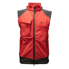 GRASSMEN Unisex Red Adults 2 in 1 Softshell Coat Gilet Grassmen