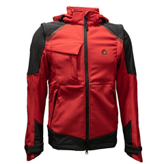 "GRASSMEN" Unisex Red Adults 2-in-1 Softshell Coat/Gilet