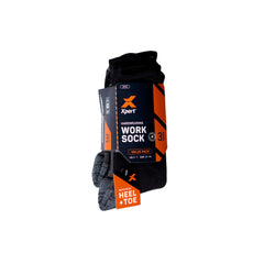 Xpert Core Comfort Work Sock 3 Pack Black/Grey