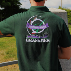 Royal Cornwall Show 2025 Limited Edition "GRASSMEN" Unisex Adults Green Polo Shirt