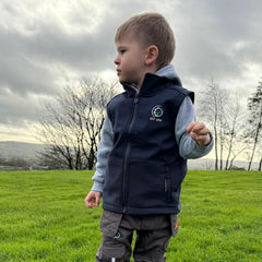 GRASSMEN Kids Softshell Gilet Navy