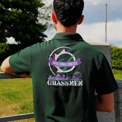 Royal Cornwall Show 2025 Limited Edition "GRASSMEN" Unisex Kids Green Polo Shirt