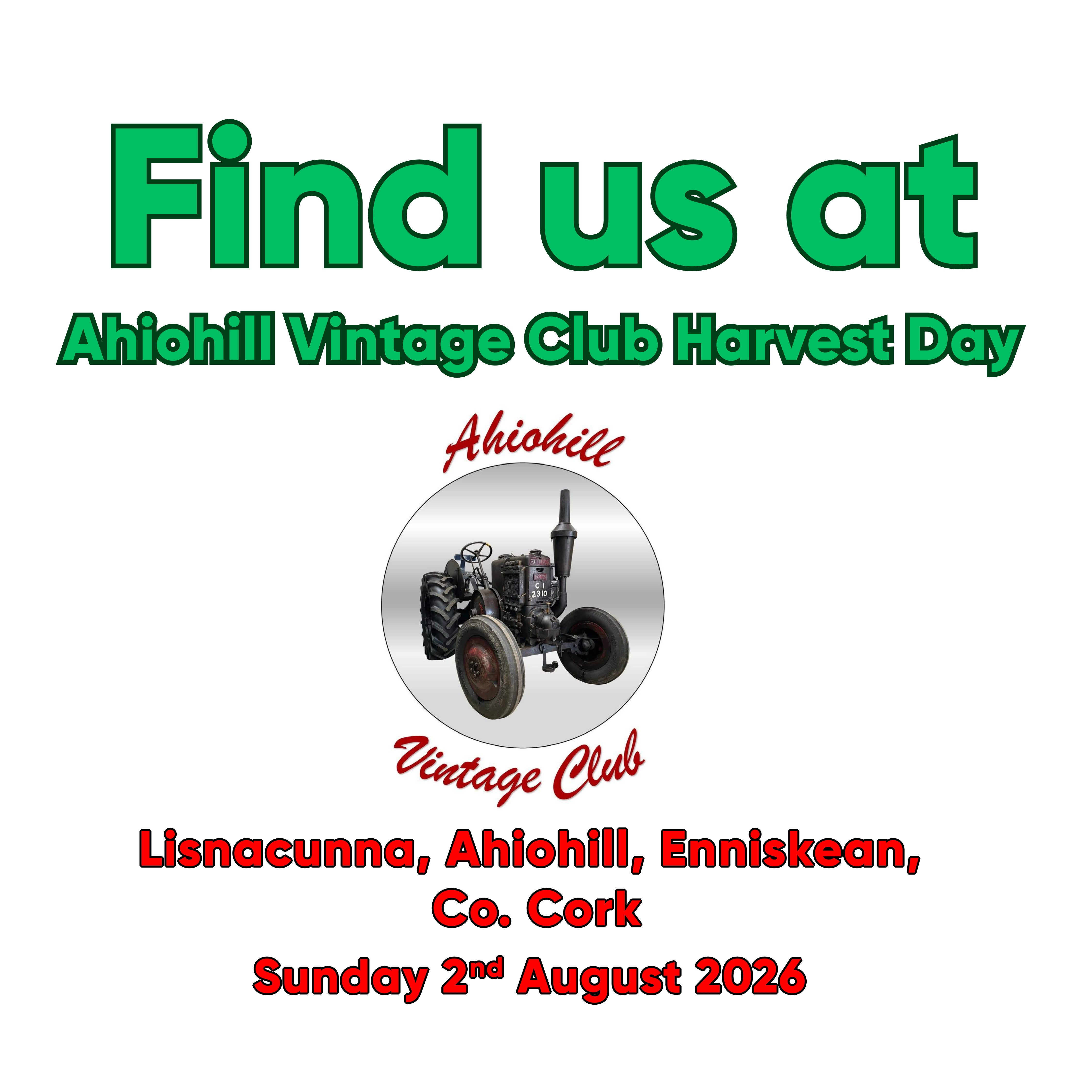 Ahiohill Vintage Club Harvest Day