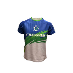 Kids 2025 Blue, Green & Grey Rugby Top - Agri is our Culture