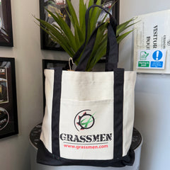 GRASSMEN Shopper Bag Natural / Black