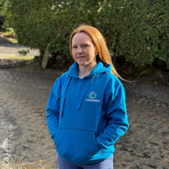 "GRASSMEN" Unisex Adults Electric Blue Hoodie