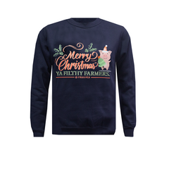 Merry Christmas Ya Filthy Farmers Kids Christmas Sweatshirt