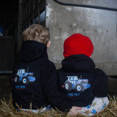 "Ford TW35" Kids Black Hoodie