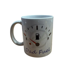 Dad Fuel White White Ceramic Mug