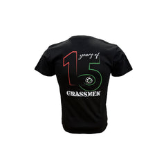 "15 Year's of GRASSMEN" Kids Unisex Black Anniversary T-Shirt