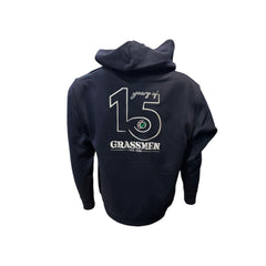 "15 Year's of GRASSMEN" Kids Navy Anniversary Hoodie "Signature Collection"