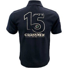 "15 Year's of GRASSMEN" Adults Navy Anniversary Polo Shirt "Signature Collection"