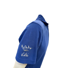 "15 Year's of GRASSMEN" Kids Blue Anniversary Polo Shirt "Signature Collection"