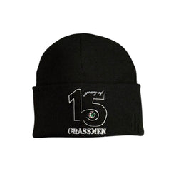 "15 Year's of GRASSMEN" Anniversary Beanie Hat Black