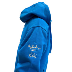 "15 Year's of GRASSMEN" Adults Blue Anniversary Hoodie "Signature Collection"