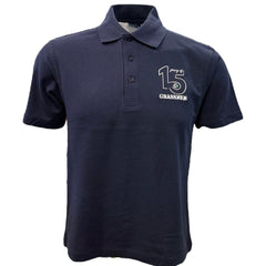 "15 Year's of GRASSMEN" Adults Navy Anniversary Polo Shirt "Signature Collection"