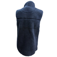 "GRASSMEN" Adults Navy Sherpa Fleece Gilet