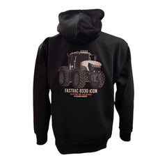 "Fastrac 8330 iCON - Now We're Talking" Adults Black Hoodie