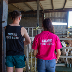 Share the Load Standard Unisex Adults Pink Polo Shirt