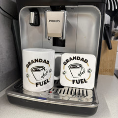 “GRANDAD FUEL” Wooden Coaster