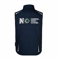 GRASSMEN NO FARMERS. NO FOOD. NO FUTURE. Xpert Pro 3 Layer TPU Tactical Bodywarmer – Navy