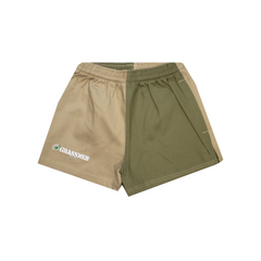 GRASSMEN Sage & Stone Adults Two-Toned Harlequin Shorts