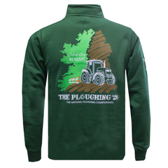 The Ploughing 26 - Adult Bottle Green Pro 1/4 Zip Sweatshirt *LIMITED EDITION*