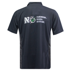 NO FARMERS. NO FOOD. NO FUTURE. Xpert Pro Stretch Polo Shirt Navy/Grey
