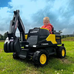 Licensed Volvo Electric Digger Ride On Excavator