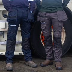 GRASSMEN Adults Work Trouser Xpert Pro Stretch+ Grey/Black