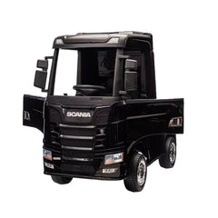Official Scania 24V Black Ride-On Truck & Trailer