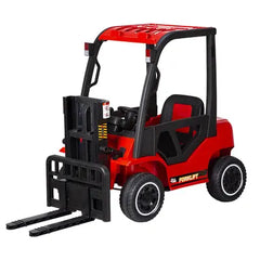 Kids’ 12V Electric Forklift Ride-On with Pallet & Parental Control