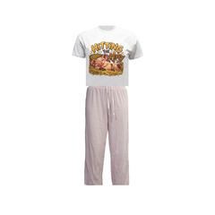 Hitting the Hay - Novelty Pyjama Set - Kids Pink/White