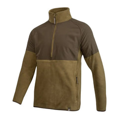 Jack Pyke Men's Bleasdale Half-Zip Fleece Top Dark Mustard