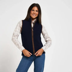 Jack Pyke Ladies Countryman Fleece Gilet Navy