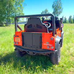 Landrover Defender Official 12V Ride On for Kids | Orange