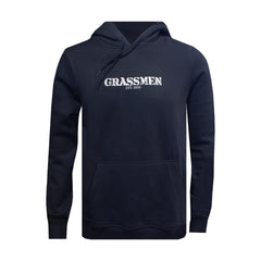 "GRASSMEN" LUX. Unisex Adults Hoodie Navy
