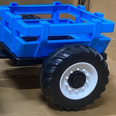 Blue Trailer and Hitch for T7 New Holland Tractor