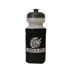 "GRASSMEN" Black Water Bottle & Holder