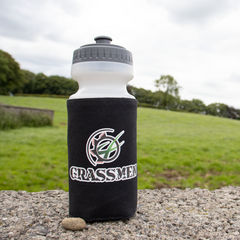 "GRASSMEN" Black Water Bottle & Holder