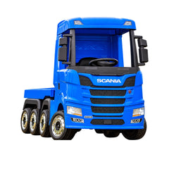 Official Scania Blue 24V Ride-On Truck & Trailer